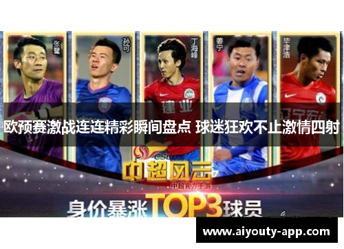 欧预赛激战连连精彩瞬间盘点 球迷狂欢不止激情四射